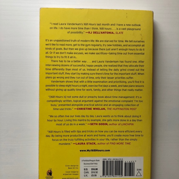 Productivity Book 168 Hours - Picture 2 of 2